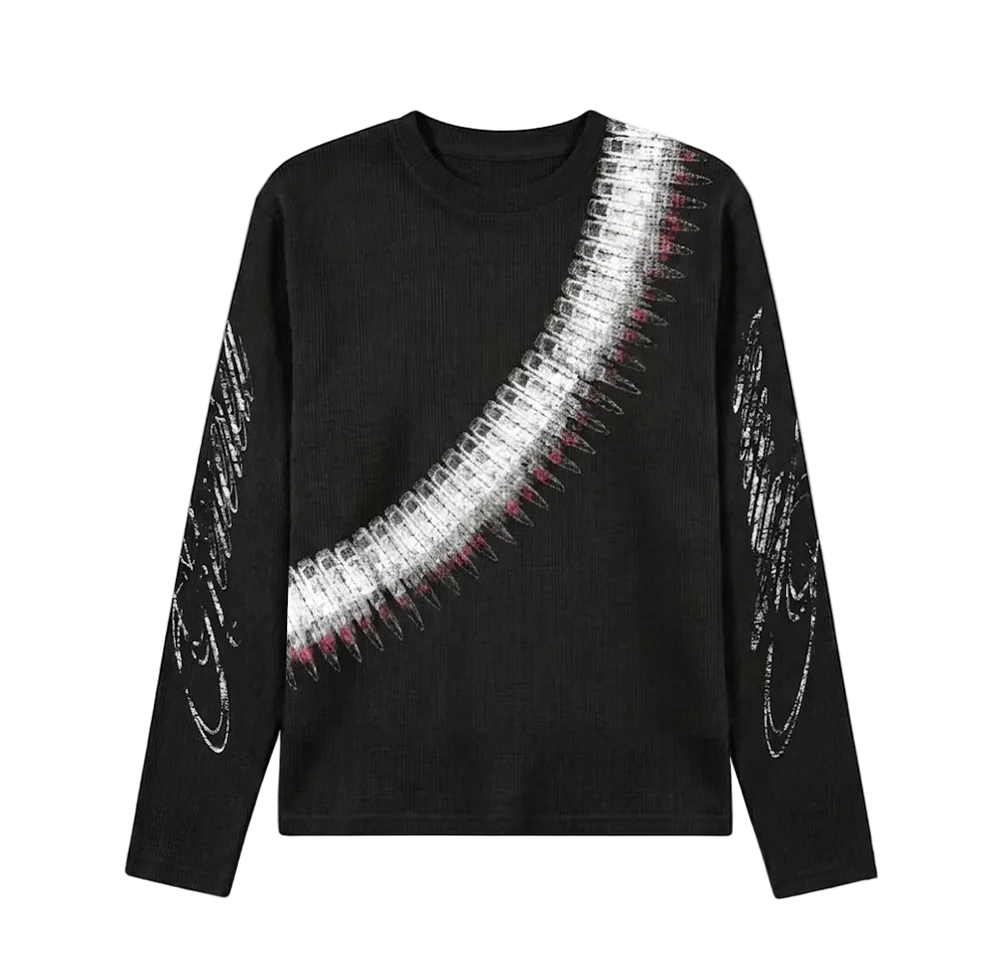 SPIKE ARC  BOXY WAFFLE T-SHIRT